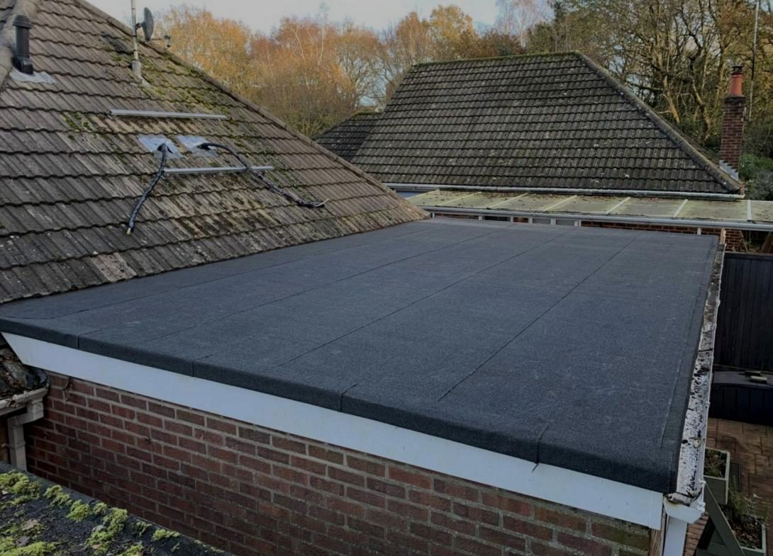 Rooftops across Surrey, Hampshire and Berkshire
